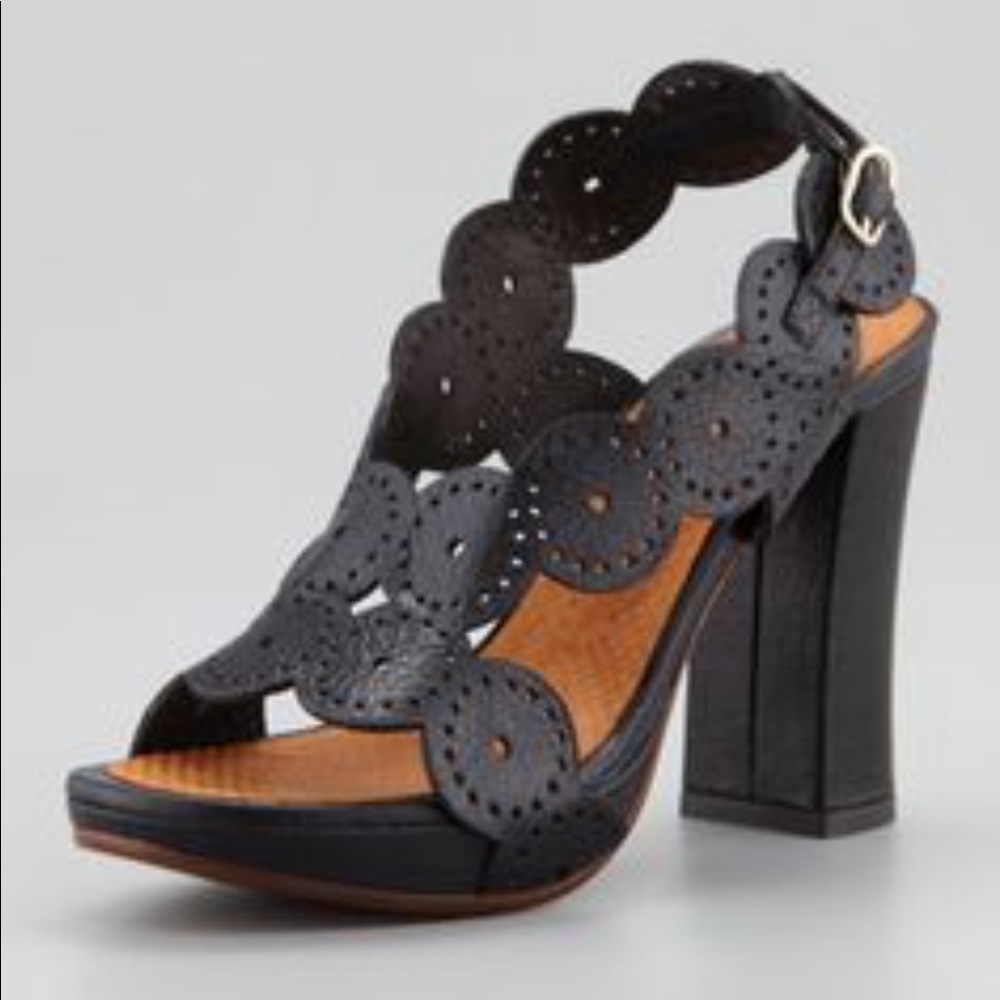 VGUC Chie Mihara 37 Christi Circle Leather Sandal